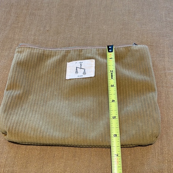SEZANE zodiac LIBRA pouch in yellow velvet - Picture 7 of 7